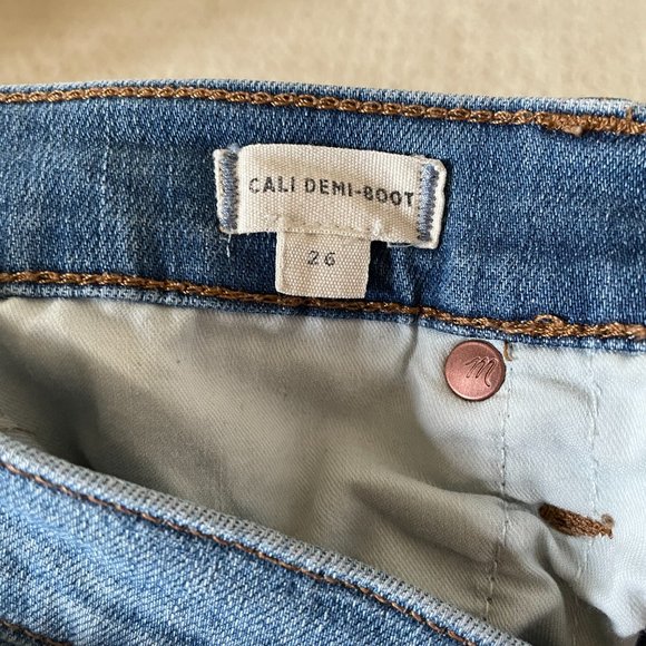 Madewell Cali Demiboot Jeans In Bess 